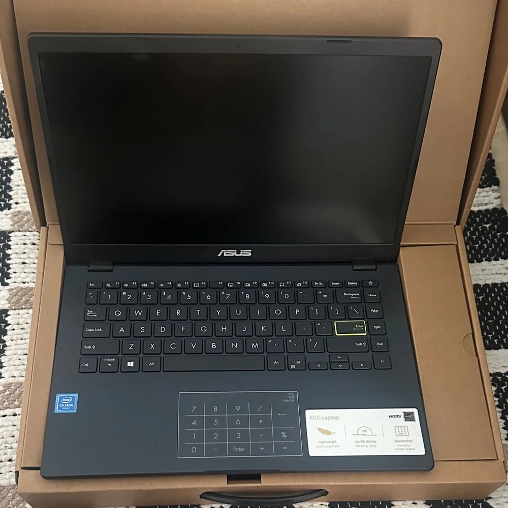 ASUS E410M Laptop in Black